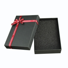 Kundenspezifisches Geschenkpapier-Verpackenkasten mit Seidenband